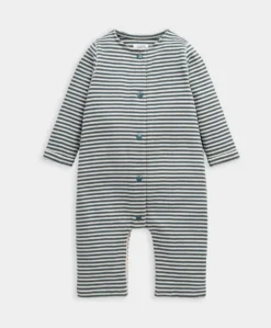 Quilted Gilet & Striped Romper