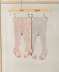 Ribbed Tights (Pack of 2)