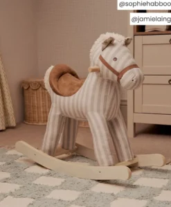 Rocking Horse - Sage Green Stripe