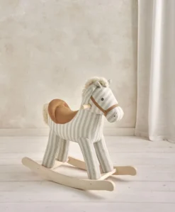 Rocking Horse - Sage Green Stripe