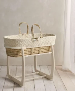 Rocking Moses Basket Stand - Cashmere