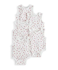 Rose Premature Bodysuits (Pack of 5)