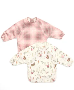 Santa & Friends Long Sleeved Bibs Pack of 2