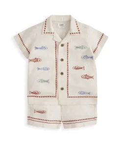 Sardine Linen Top & Shorts Set