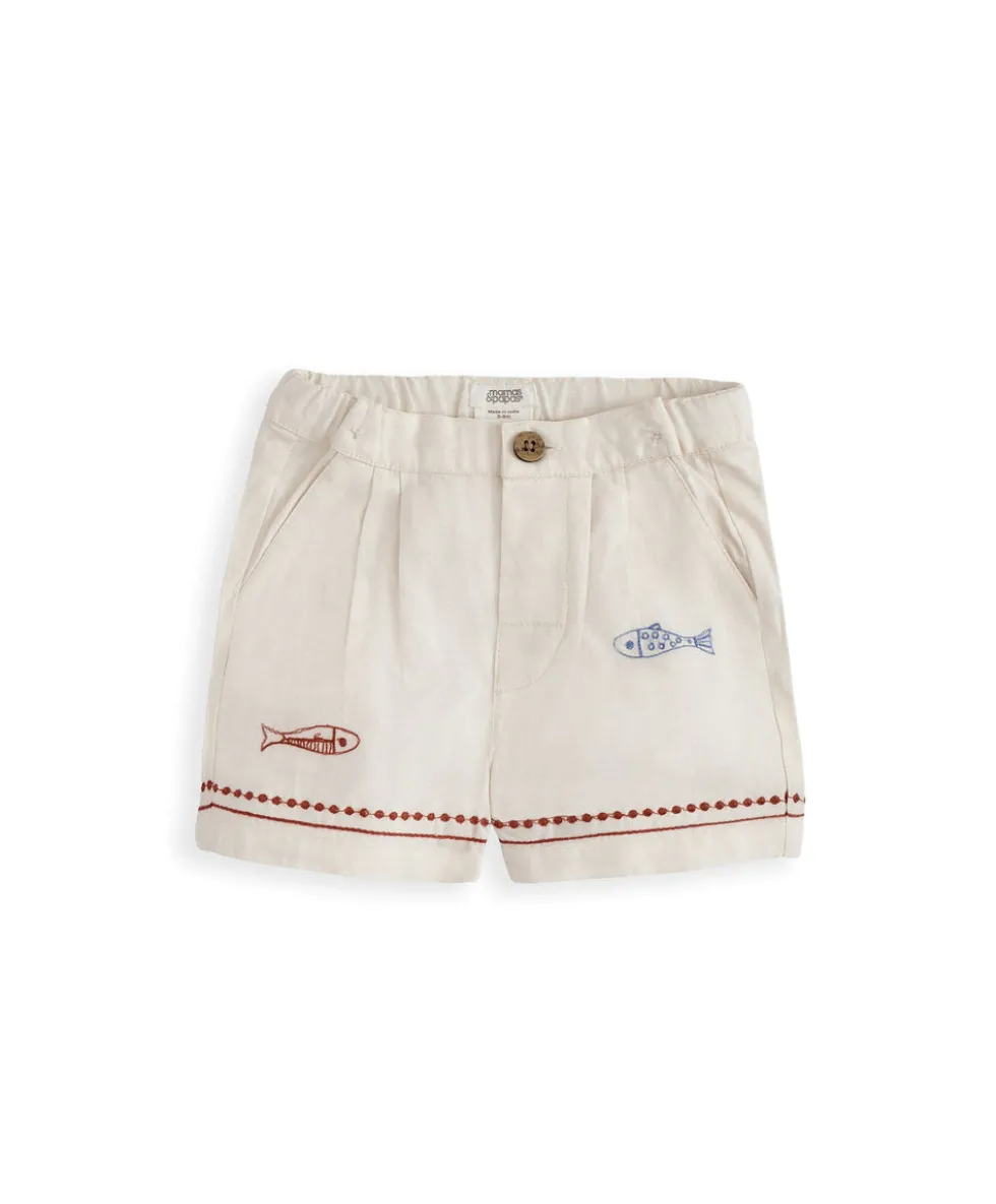 Sardine Linen Top & Shorts Set