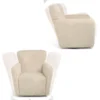 Settle Swivel Nursing Chair - Biscuit Teddy