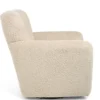 Settle Swivel Nursing Chair & Stool - Biscuit Teddy