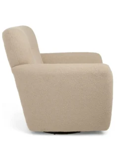 Settle Swivel Nursing Chair & Stool - Oatmeal Boucle