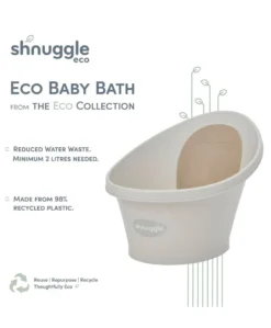 Shnuggle ECO Baby Bath - Cookies & Cream