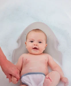 Shnuggle Newborn Bath Support – Taupe