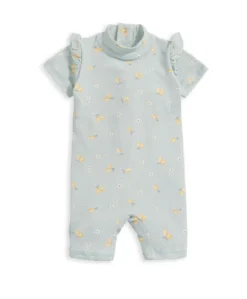 Short Sleeve Rashsuit Swimwear - Lemon