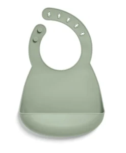 Silicone Bibs (2 Pack) - Dino Teal