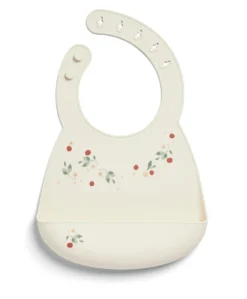 Silicone Bibs (2 Pack) – Floral Berry