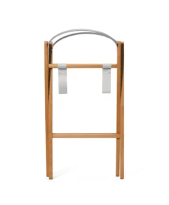 SnuzBaskit Moses Basket & Stand - Light Grey/ Natural