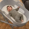 SnuzBaskit Moses Basket & Stand - Light Grey/Dove