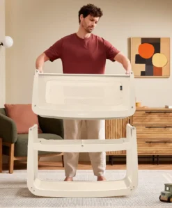SnuzPod 5 Bedside Crib - Cashmere