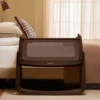SnuzPod 5 Bedside Crib - Chocolate