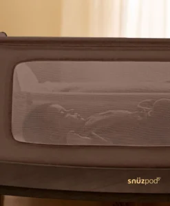 SnuzPod 5 Bedside Crib - Chocolate