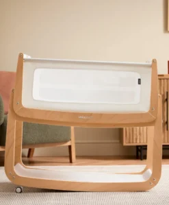 SnuzPod 5 Bedside Crib - Natural