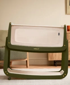 SnuzPod 5 Bedside Crib - Olive
