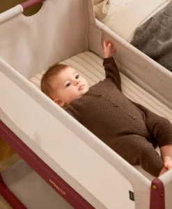 SnuzPod 5 Bedside Crib - Rouge