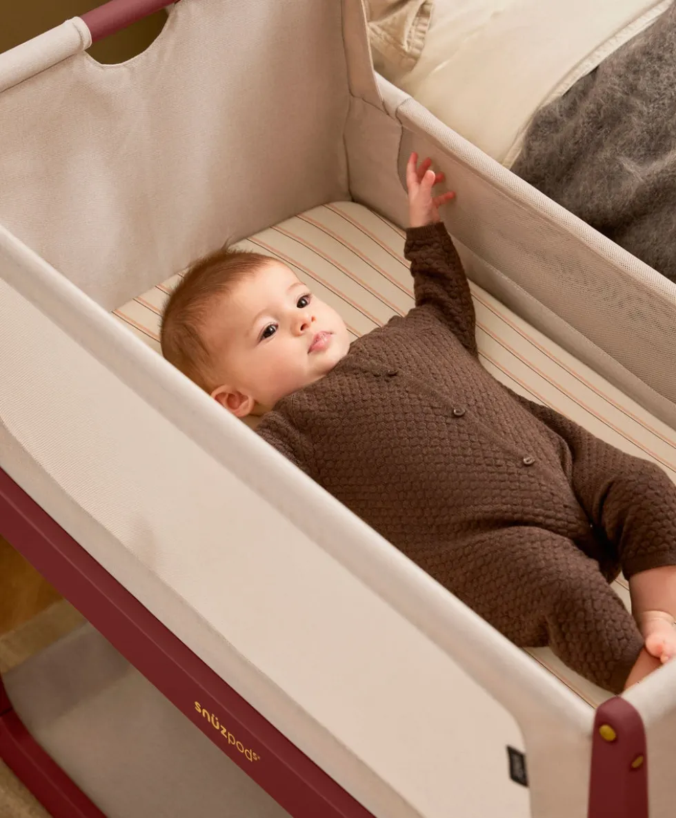 SnuzPod 5 Bedside Crib - Rouge