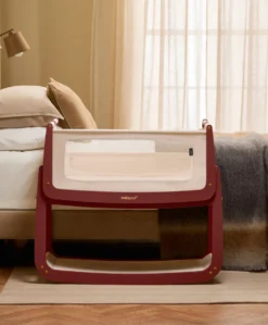 SnuzPod 5 Bedside Crib - Rouge