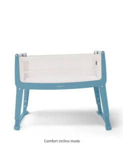 SnuzPod Studio Bedside Crib – Santorini Sky Blue