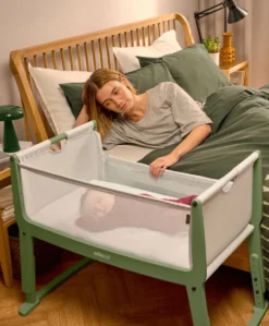 SnuzPod Studio Bedside Crib – Tokyo Matcha