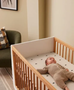 Snuz Twin Pack Cot & Cotbed Sheets - Sand Cloud