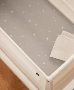 Snuz Twin Pack Crib Sheets - Grey Star