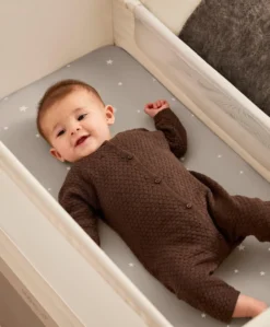 Snuz Twin Pack Crib Sheets - Grey Star