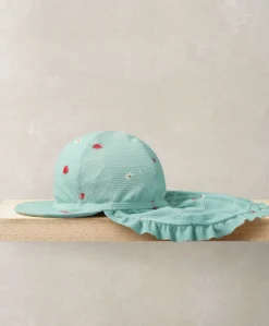Strawberry Peaked Sunhat