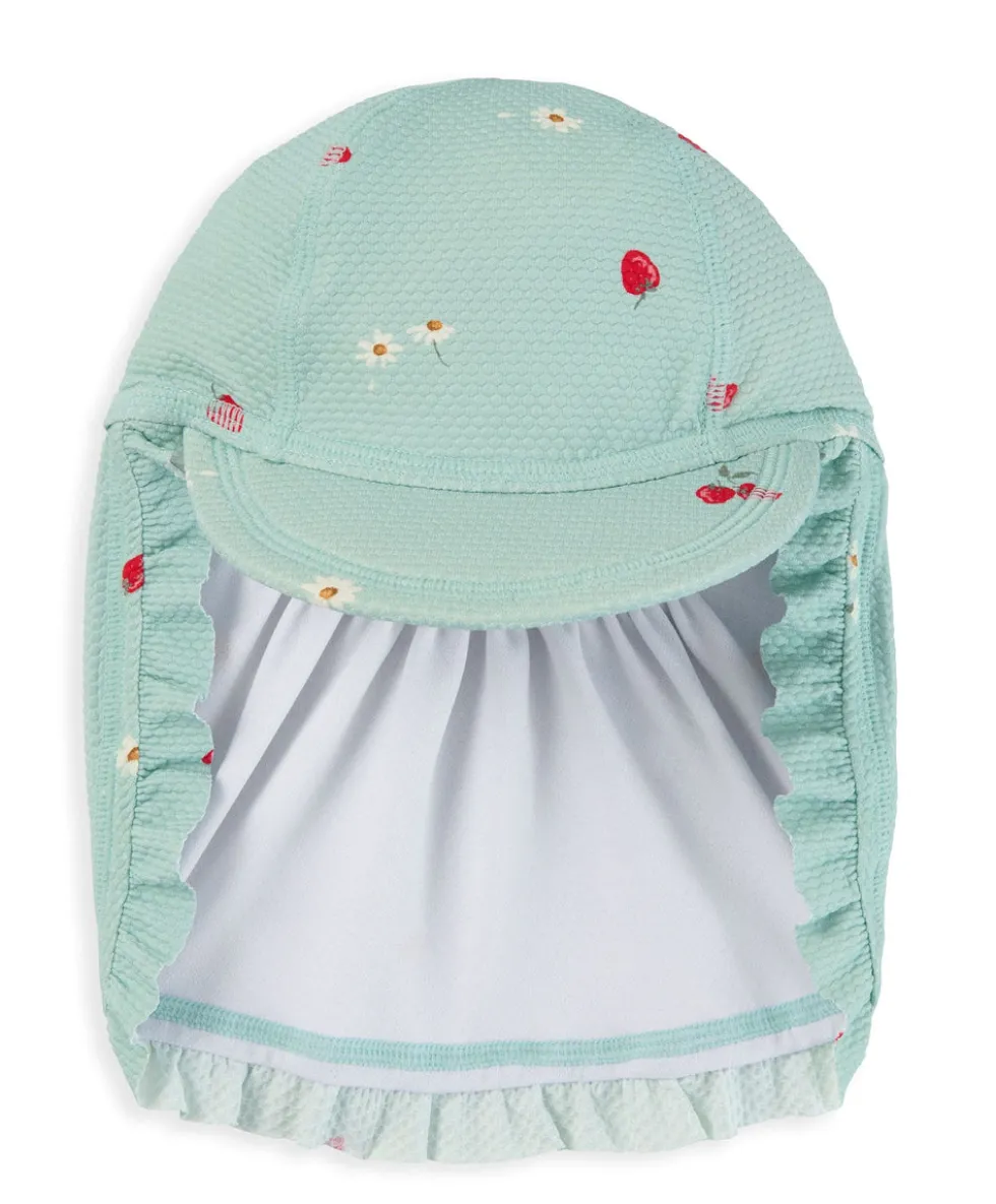 Strawberry Peaked Sunhat