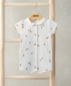 Strawberry Shortie Romper