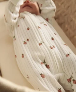 Strawberry Zip Sleepsuit