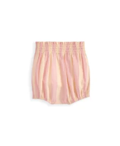 Striped Pink Peplum Top Set