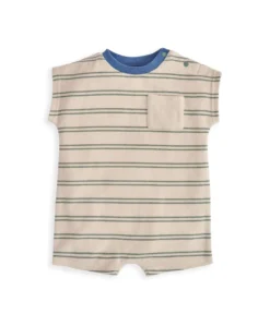 Striped Terry Towelling Romper