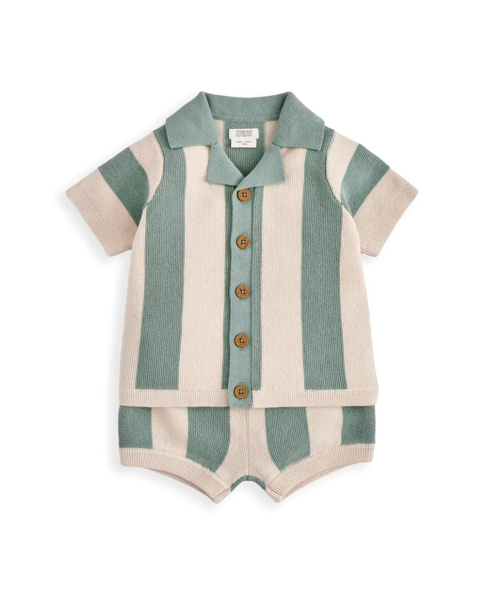 Stripe Knit Resort Set