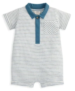 Stripe Polo Romper