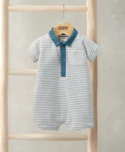 Stripe Polo Romper