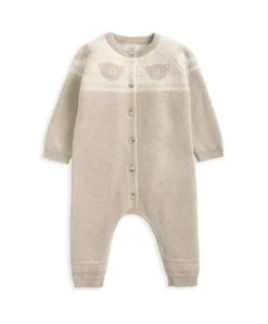 Teddy Bear Knitted Romper