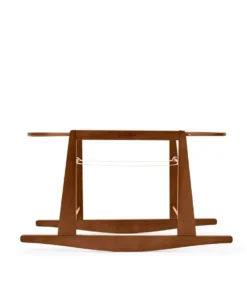 The Little Green Sheep Moses Basket Rocking Stand - Walnut