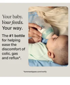 Tommee Tippee Advanced Anti-Colic Baby Bottle with Extra-Slow Flow Teat (Pack of 3) - 150ml