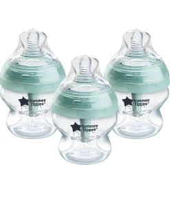 Tommee Tippee Advanced Anti-Colic Baby Bottle with Extra-Slow Flow Teat (Pack of 3) - 150ml