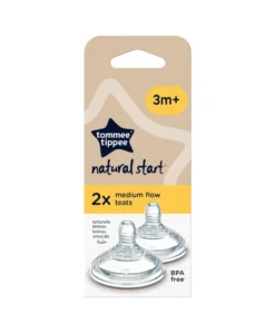 Tommee Tippee Natural Start Medium Flow Teat (Pack of 2)