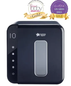 Tommee Tippee Ultra UV 3-in-1 Electric Steriliser & GoPrep Formula Feed Maker Bundle - Black