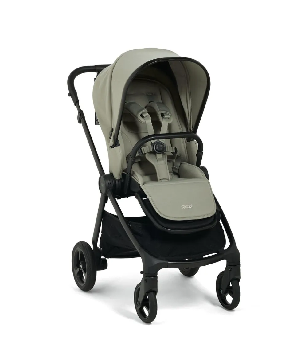 Vardo Complete Pushchair Bundle with Cybex Cloud T i-Size Rotating Baby Car Seat & Base (9 Pieces) - Sage