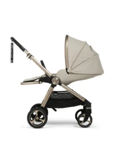 Vardo Complete Pushchair Bundle with Cybex Cloud T+ i-Size Rotating Baby Car Seat & Base (9 Pieces) - Shell
