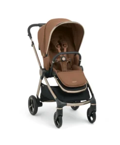 Vardo Complete Pushchair Bundle with Cybex Cloud T i-Size Rotating Baby Car Seat & Base (9 Pieces) - Nutmeg